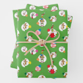 Schnürsenkel | Christmas Dot Pattern Geschenkpapier Set (Beispiel)