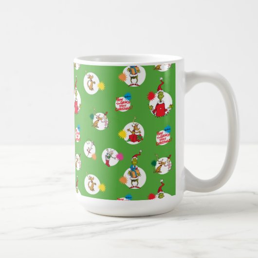 Schnürsenkel | Christmas Dot Pattern Kaffeetasse (Rechts)