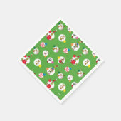 Schnürsenkel | Christmas Dot Pattern Serviette (Ecke)