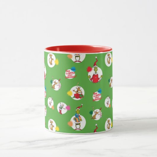 Schnürsenkel | Christmas Dot Pattern Tasse (Zentrum)