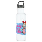 Schnürsenkel | Cindy-Lou Who - Candy Cane Trinkflasche (Vorderseite)