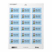 Schnürsenkel | Cindy-Lou Who - Holding Present Adressaufkleber (Vorne)