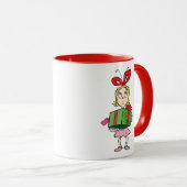Schnürsenkel | Cindy-Lou Who - Holding Present Tasse (VorderseiteRechts)
