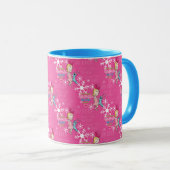 Schnürsenkel | Cindy-Lou Who Pink Holiday Pattern Tasse (VorderseiteRechts)
