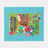 Schnürsenkel | Comic Graphic Fleecedecke (Vorderseite (Horizontal))