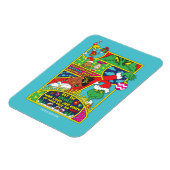 Schnürsenkel | Comic Graphic Magnet (Linke Seite)