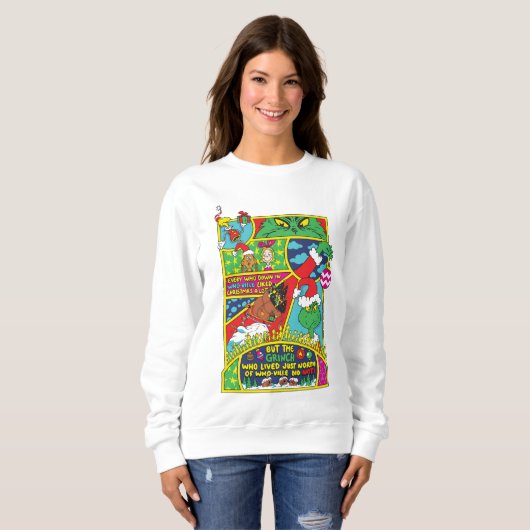 Schnürsenkel | Comic Graphic Sweatshirt (Vorne ganz)