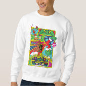 Schnürsenkel | Comic Graphic Sweatshirt (Vorderseite)