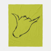 Schnürsenkel | Der T - Shirt der Gemeinen Maschine Fleecedecke (Vorderseite)