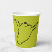 Schnürsenkel | Der T - Shirt der Gemeinen Maschine Pappbecher (Rückseite)