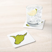 Schnürsenkel | Der T - Shirt der Gemeinen Maschine Rechteckiger Pappuntersetzer (Vor Ort)