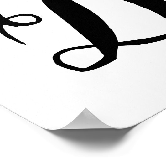 Schnürsenkel | Der Typ Poster (Ecke)