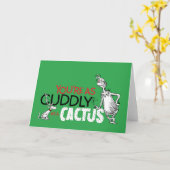 Schnürsenkel | Du bist so kuschelig wie ein Kaktus Karte (Gelbe Blume)