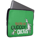 Schnürsenkel | Du bist so kuschelig wie ein Kaktus Laptopschutzhülle (Vorne Rechts)