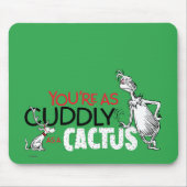 Schnürsenkel | Du bist so kuschelig wie ein Kaktus Mousepad (Vorne)