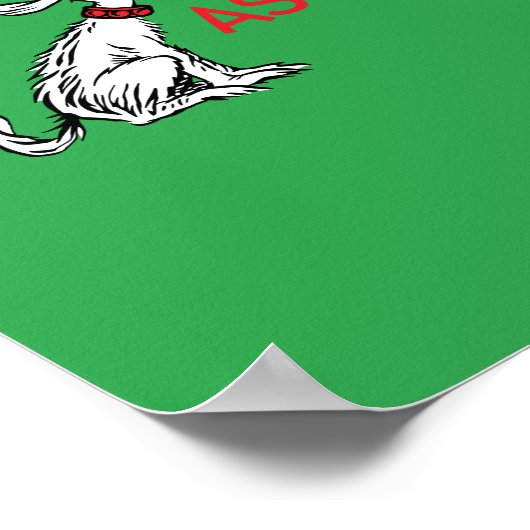 Schnürsenkel | Du bist so kuschelig wie ein Kaktus Poster (Ecke)