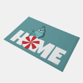 Schnürsenkel | Freude wird unterbewertet Fußmatte (Schrägansicht)