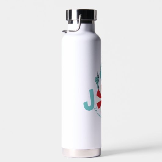 Schnürsenkel | Freude wird unterbewertet Trinkflasche (Rechts)