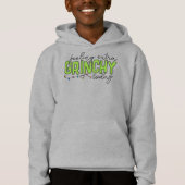 Schnürsenkel | Gefühl Extra grinchy Heute 2 Hoodie (Vorderseite)