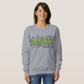 Schnürsenkel | Gefühl Extra grinchy Heute 2 Sweatshirt (Vorne ganz)