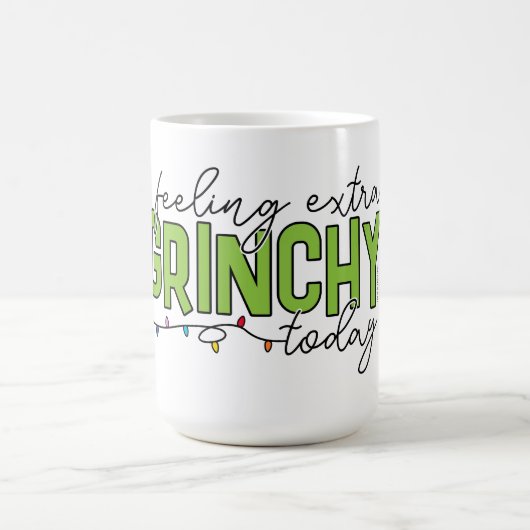 Schnürsenkel | Gefühl Extra Grinchy Heute 4 Kaffeetasse (Mittel)