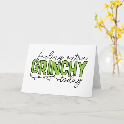 Schnürsenkel | Gefühl Extra Grinchy Heute 4 Karte (Gelbe Blume)