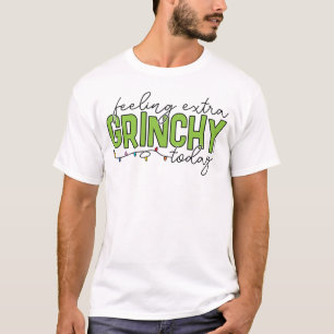 Schnürsenkel   Gefühl Extra Grinchy Heute 4 T-Shirt