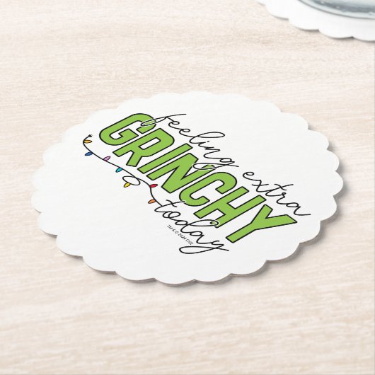 Schnürsenkel | Gefühl Extra Grinchy Heute 4 Untersetzer (angewinkelt)