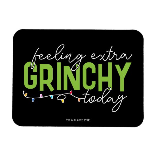 Schnürsenkel | Gefühl Extra Grinchy heute Magnet (Horizontal)
