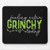 Schnürsenkel | Gefühl Extra Grinchy heute Mousepad (Vorne)