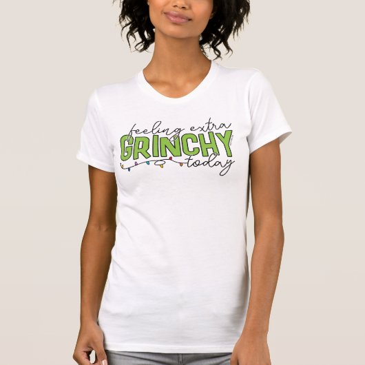 Schnürsenkel | Gefühl Extra Grinchy heute T-Shirt (Vorderseite)