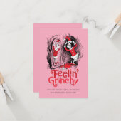 Schnürsenkel | Gefühl Grinchy Karte (Vorderseite/Rückseite Beispiel)