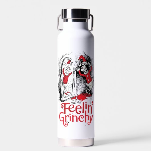 Schnürsenkel | Gefühl Grinchy Trinkflasche (Vorne)