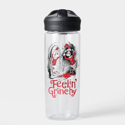 Schnürsenkel | Gefühl Grinchy Trinkflasche (Vorderseite)