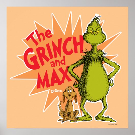 Schnürsenkel | Grinch & Max Sternexplosion Poster (Vorne)