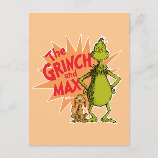 Schnürsenkel | Grinch & Max Sternexplosion Postkarte (Vorderseite)