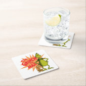 Schnürsenkel | Grinch & Max Sternexplosion Rechteckiger Pappuntersetzer (Vor Ort)