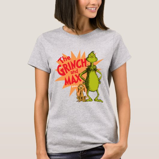 Schnürsenkel | Grinch & Max Sternexplosion T-Shirt (Vorderseite)