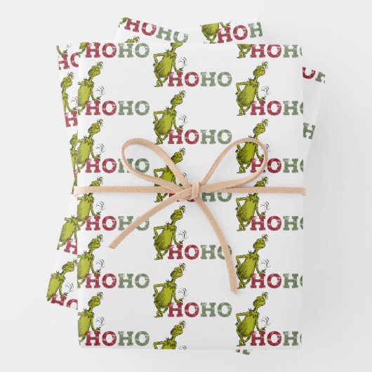 Schnürsenkel | Ho Ho Ho Geschenkpapier Set (Beispiel)