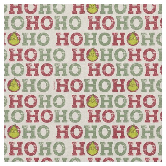 Schnürsenkel | Ho Ho Ho Muster Stoff (Nahaufnahme)
