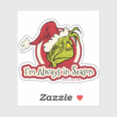 Schnürsenkel | Ich bin immer in der Saison Aufkleber (Blatt)