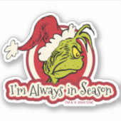 Schnürsenkel | Ich bin immer in der Saison Aufkleber (Vorderseite)