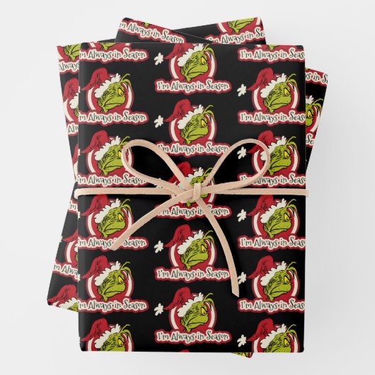 Schnürsenkel | Ich bin immer in der Saison Geschenkpapier Set (Beispiel)