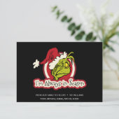 Schnürsenkel | Ich bin immer in der Saison Karte (Stehend Vorderseite)