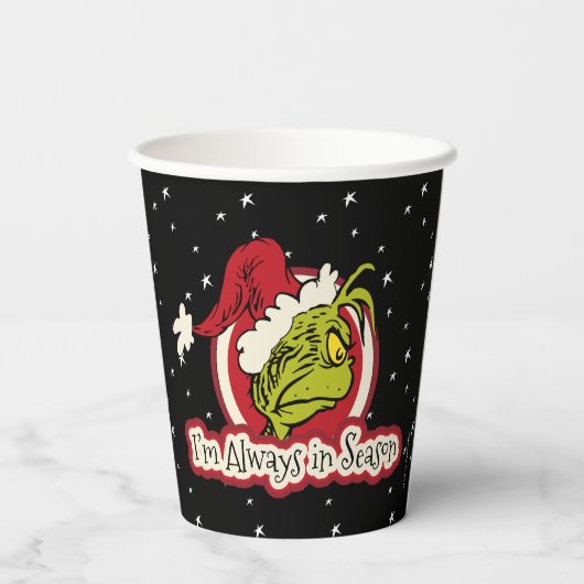 Schnürsenkel | Ich bin immer in der Saison Pappbecher (Rückseite)