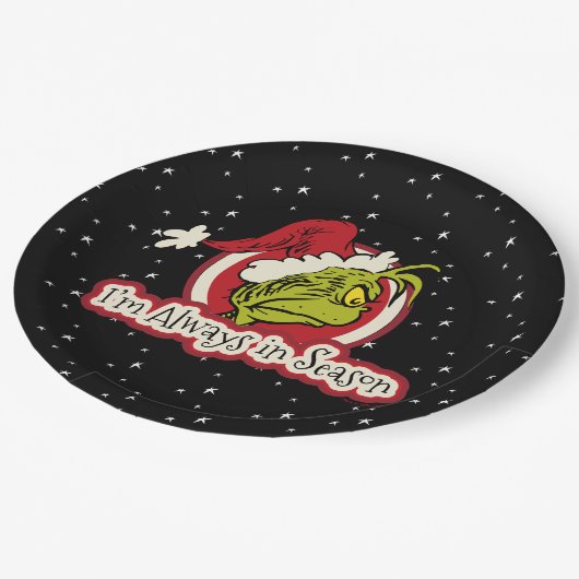 Schnürsenkel | Ich bin immer in der Saison Pappteller (Schrägansicht)