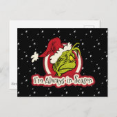 Schnürsenkel | Ich bin immer in der Saison Postkarte (Vorne/Hinten)