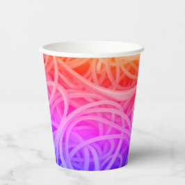 Schnürsenkel im Hippy-Chic 8oz Hot/Cold Paper Cup Pappbecher