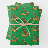 Schnürsenkel | Max Christmas Pointsettia Geschenkpapier Set (Beispiel)