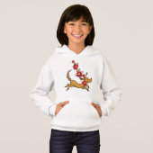 Schnürsenkel | Max Christmas Pointsettia Hoodie (Vorne ganz)